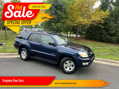 2005 Toyota 4Runner for sale at Virginia Fine Cars in Chantilly VA