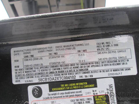 2026 BWISE Dump DTR510LP-7-D