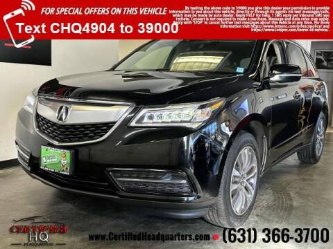 2016 Acura MDX for sale at CERTIFIED HEADQUARTERS in Saint James NY