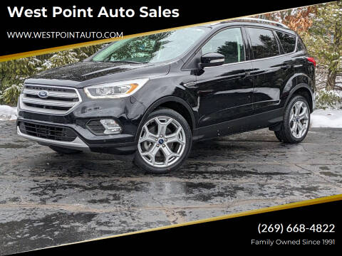 2019 Ford Escape for sale at West Point Auto Sales in Mattawan MI