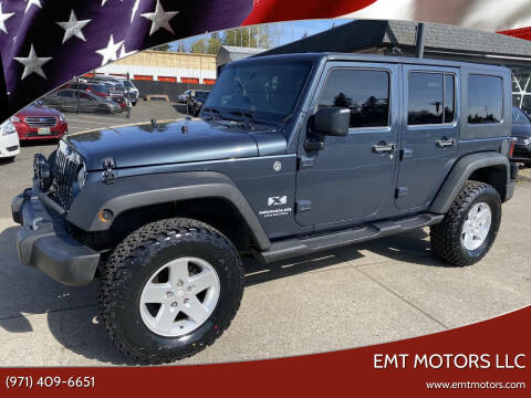 2008 Jeep Wrangler Unlimited for sale at EMT MOTORS LLC in Portland OR