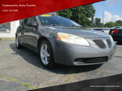 2009 Pontiac G6 for sale at Community Auto Center in Jeffersonville IN