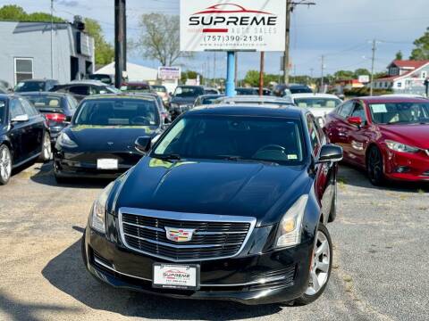 2015 Cadillac ATS for sale at Supreme Auto Sales in Chesapeake VA