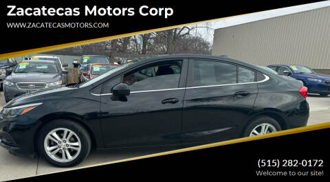 2017 Chevrolet Cruze for sale at Zacatecas Motors Corp in Des Moines IA