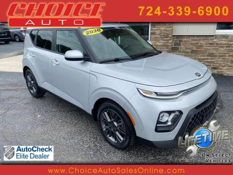 2020 Kia Soul for sale at CHOICE AUTO SALES in Murrysville PA