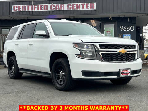 2015 Chevrolet Tahoe for sale at CERTIFIED CAR CENTER in Fairfax VA