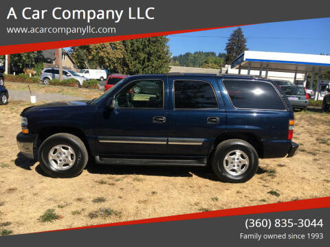 2004 Chevrolet Tahoe for sale at A Car Company LLC in Washougal WA