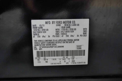 2015 Ford Explorer Police Interceptor Utility