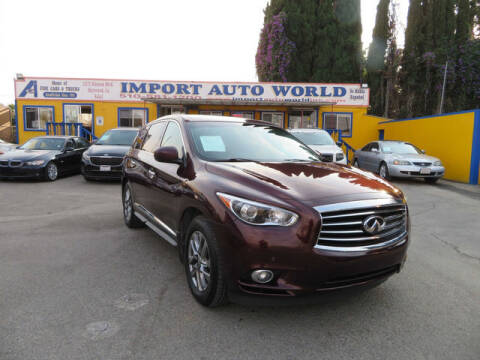 2013 Infiniti JX35 for sale at Import Auto World in Hayward CA