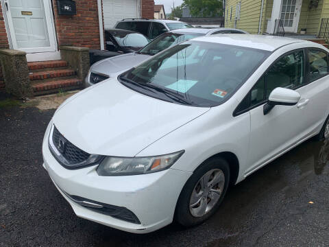 2015 Honda Civic for sale at UNION AUTO SALES in Vauxhall NJ