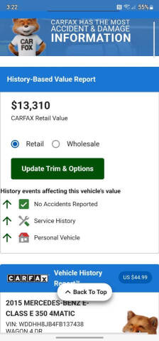 2015 Mercedes-Benz E-Class E 350 4MATIC