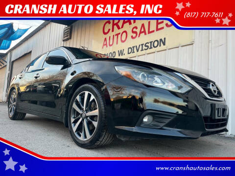 2017 Nissan Altima for sale at CRANSH AUTO SALES, INC in Arlington TX