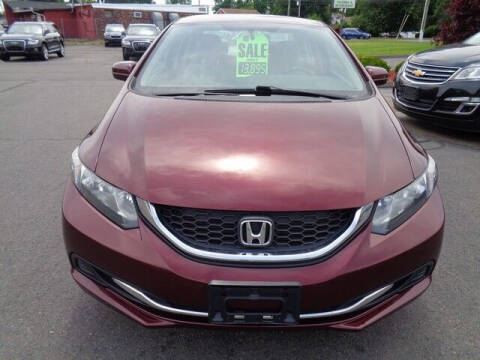 2015 Honda Civic for sale at BETTER BUYS AUTO INC in East Windsor CT
