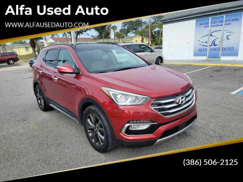 2017 Hyundai Santa Fe Sport for sale at Alfa Used Auto in Holly Hill FL