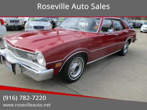 1975 Ford Maverick for sale at Roseville Auto Sales in Roseville CA