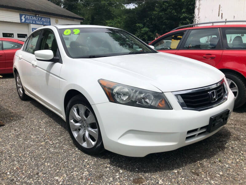 2009 Honda Accord for sale at Specialty Auto Inc in Hanson MA