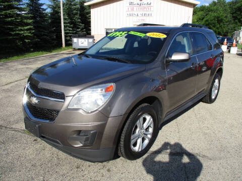 2012 Chevrolet Equinox for sale at Richfield Car Co in Hubertus WI