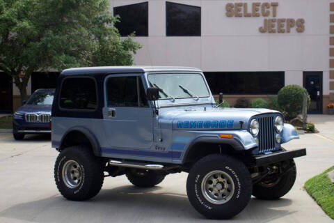 1984 Jeep CJ-7 for sale at SELECT JEEPS INC in League City TX