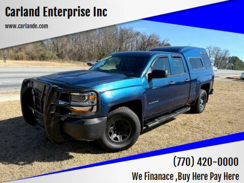 2016 Chevrolet Silverado 1500 for sale at Carland Enterprise Inc in Marietta GA