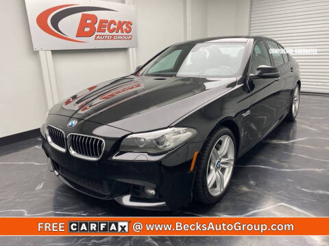 2015 BMW 5 Series for sale at Becks Auto Group in Mason OH