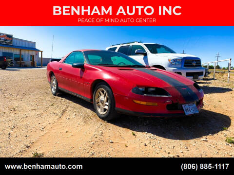 1994 Chevrolet Camaro for sale at BENHAM AUTO INC in Lubbock TX