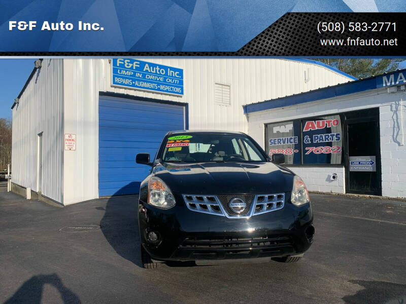 2013 Nissan Rogue for sale at F&F Auto Inc. in West Bridgewater MA