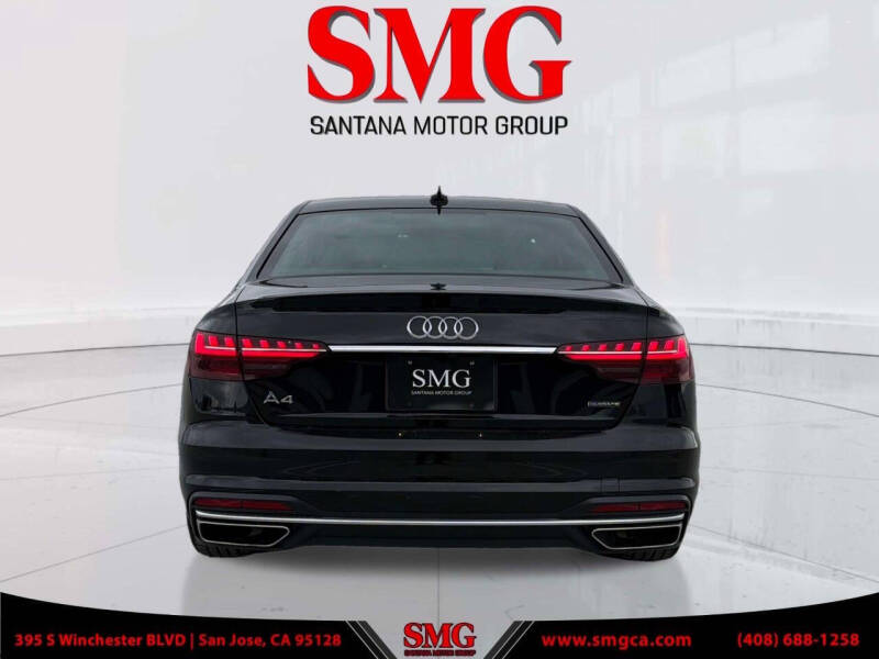 2022 Audi A4 quattro S line Prem Plus 45 TFSI