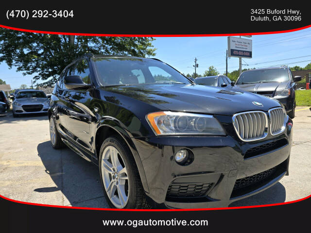 2014 BMW X3 for sale at OG Automotive, LLC. in Duluth, GA