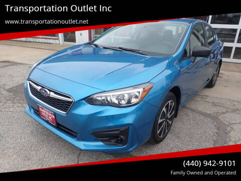 2018 Subaru Impreza for sale at Transportation Outlet Inc in Eastlake OH