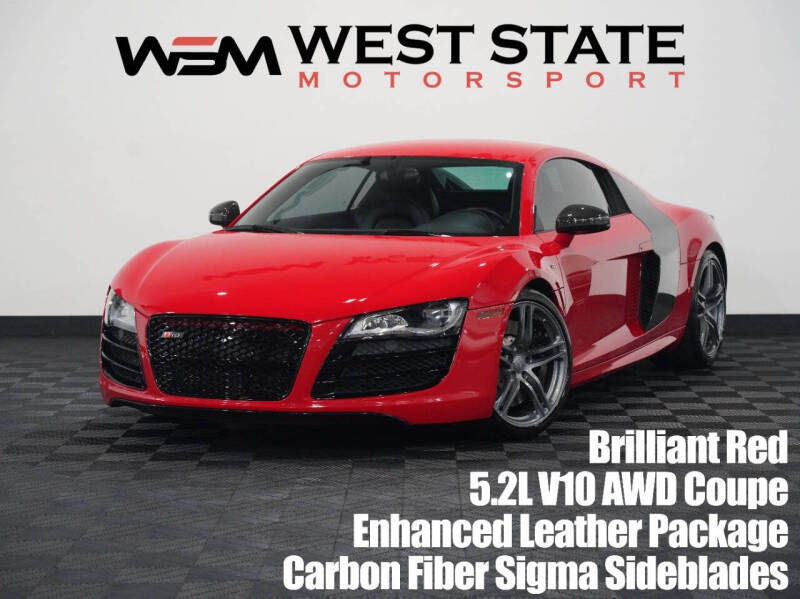 2012 Audi R8 for sale at WEST STATE MOTORSPORT in Federal Way WA