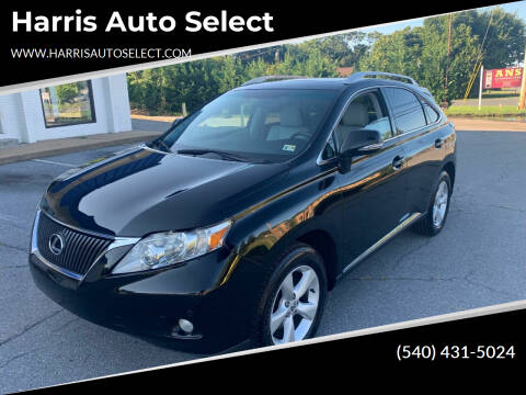 2011 Lexus RX 350 for sale at Harris Auto Select in Winchester VA