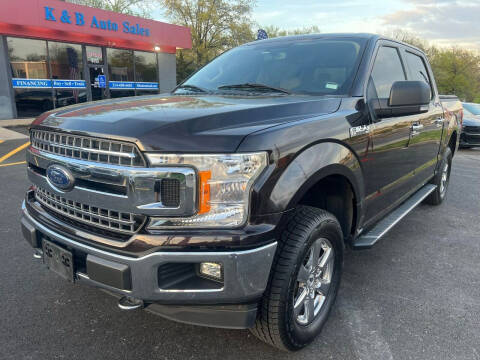 2018 Ford F-150 for sale at K & B AUTO SALES LLC in Saint Louis MO