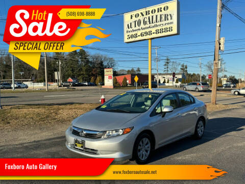 2012 Honda Civic for sale at Foxboro Auto Gallery in Foxboro MA