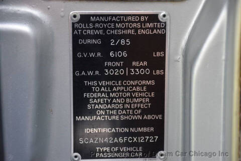 1985 Rolls-Royce Silver Spur
