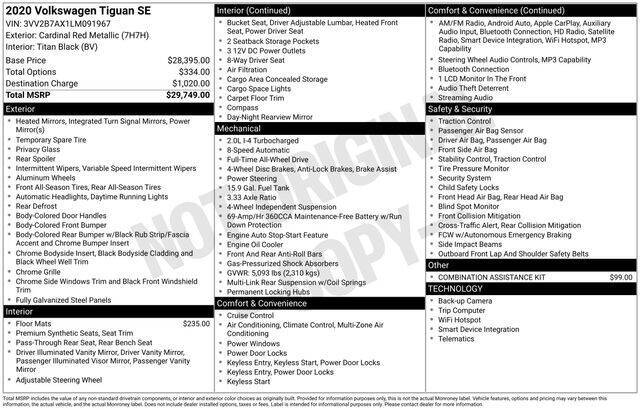 2020 Volkswagen Tiguan