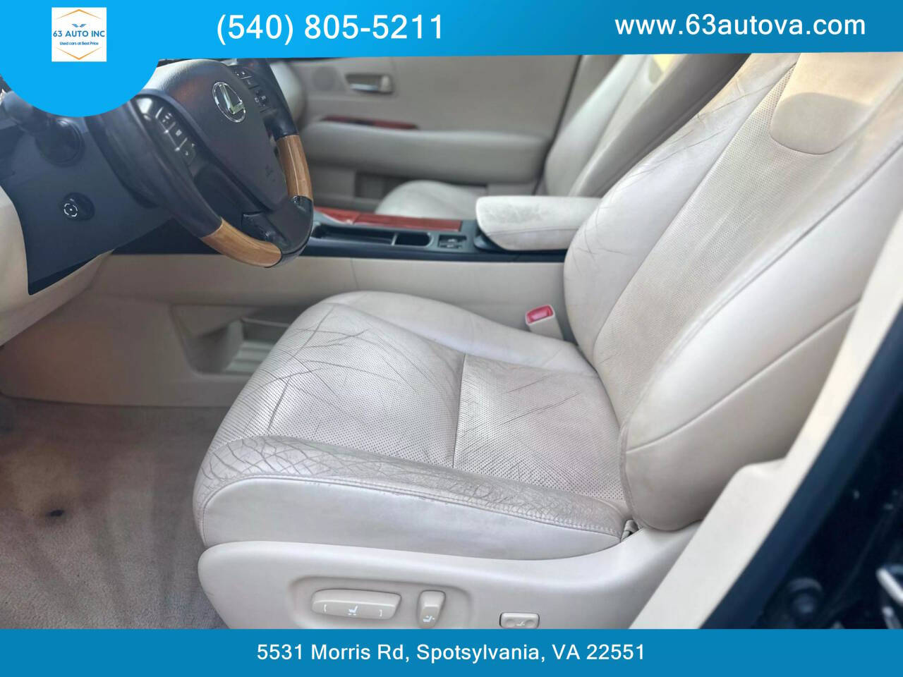 2010 Lexus RX 350 for sale at 63 Auto Inc in Spotsylvania, VA