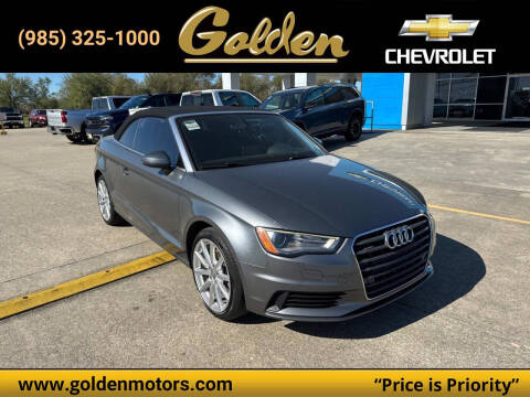 2016 Audi A3 for sale at GOLDEN MOTORS in Cut Off LA