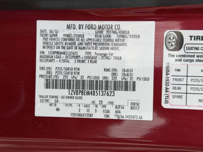 2011 Ford Mustang