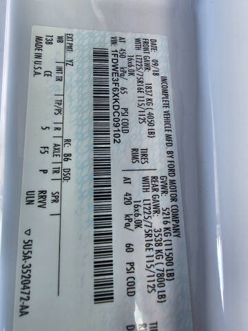 2019 Ford E-Series E-350 SD