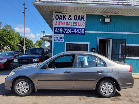 2005 Honda Civic for sale at Oak & Oak Auto Sales in Toledo OH
