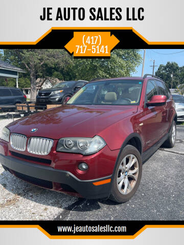 2010 BMW X3 for sale at JE AUTO SALES LLC in Webb City MO