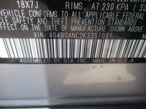 2019 Subaru Outback 2.5i Limited