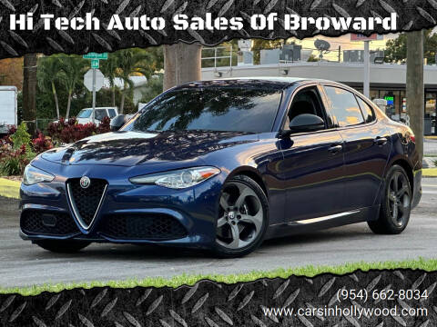 2017 Alfa Romeo Giulia for sale at Hi Tech Auto Sales Of Broward in Hollywood FL