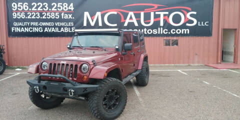 2009 Jeep Wrangler Unlimited for sale at MC Autos LLC in Pharr TX