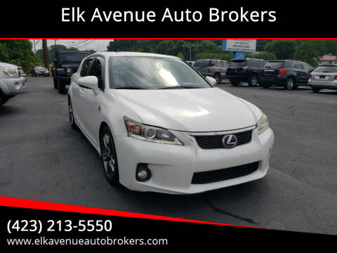 2012 Lexus CT 200h for sale at Elk Avenue Auto Brokers in Elizabethton TN