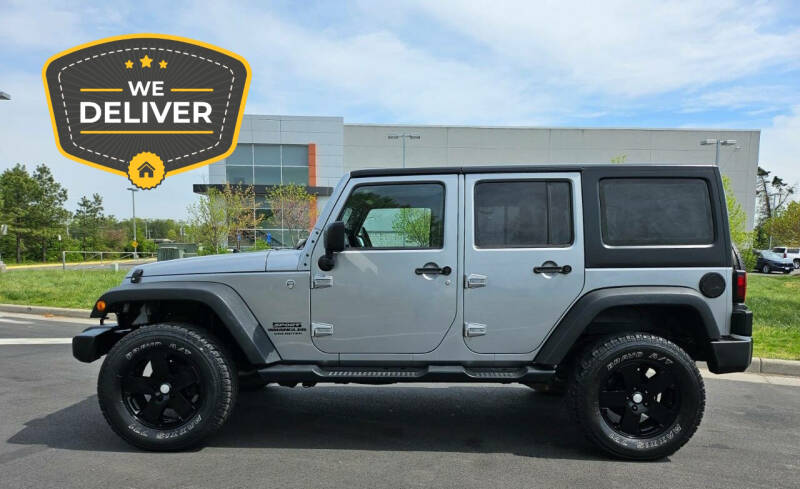 Used 2013 Jeep Wrangler Unlimited Sport with VIN 1C4BJWDG0DL650175 for sale in Chantilly, VA