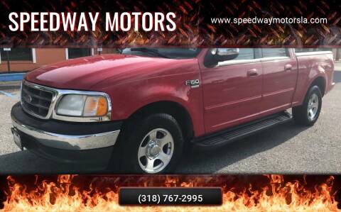 2001 Ford F-150 for sale at SPEEDWAY MOTORS in Alexandria LA