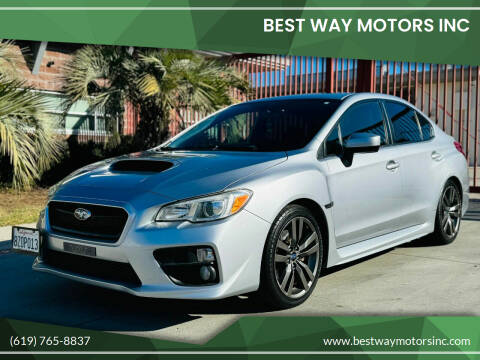 2017 Subaru WRX for sale at BEST WAY MOTORS INC in San Diego CA
