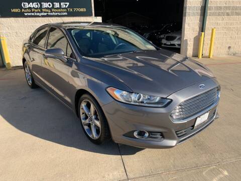 2013 Ford Fusion for sale at KAYALAR MOTORS in Houston TX