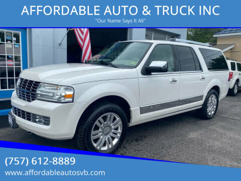 2014 Lincoln Navigator L for sale at AFFORDABLE AUTO & TRUCK INC in Virginia Beach VA